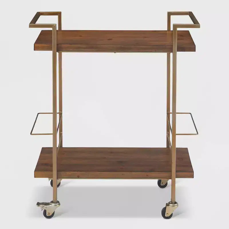Maxwell Bar Cart Gold - Finch