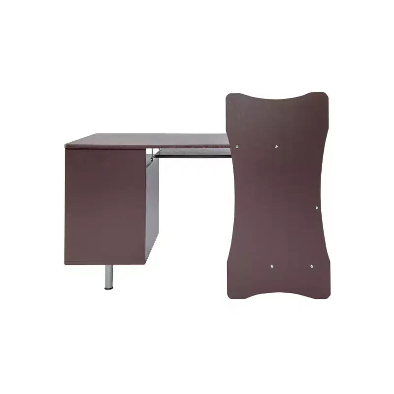 Stylish Computer Desk with Storage Brown - Techni Mobili