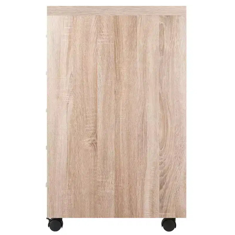 Kenner Mobile 5 Drawer Storage Cabinet Wood - Winsome