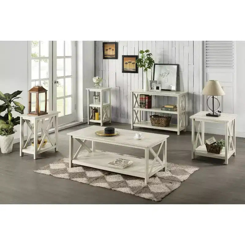 Jamestown End Table White - Boraam