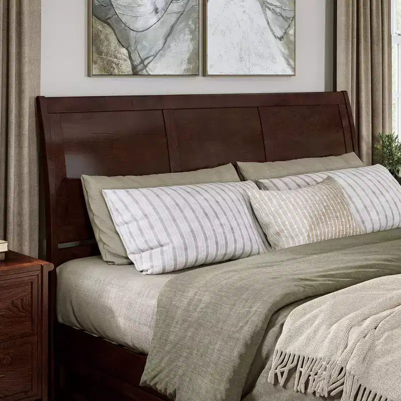 King Portland Headboard Walnut - AFI