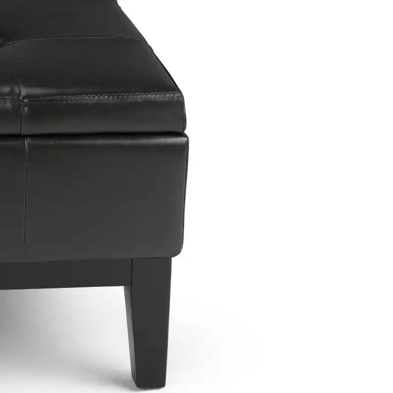 Lancaster Square Coffee Table Storage Ottoman - WyndenHall