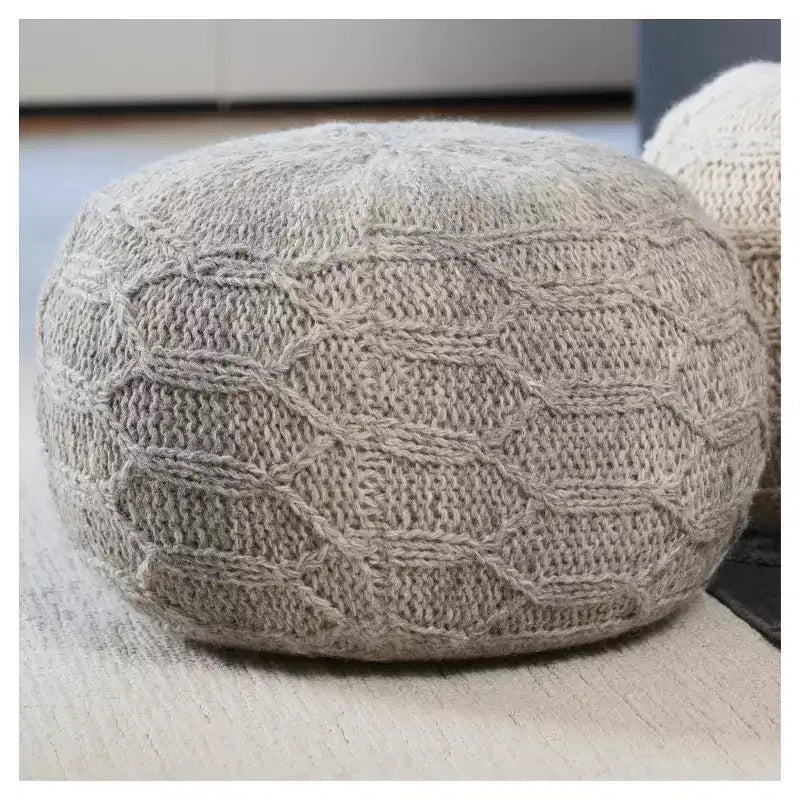 Malibu Moroccan Inspired Pouf Ottoman - Christopher Knight Home