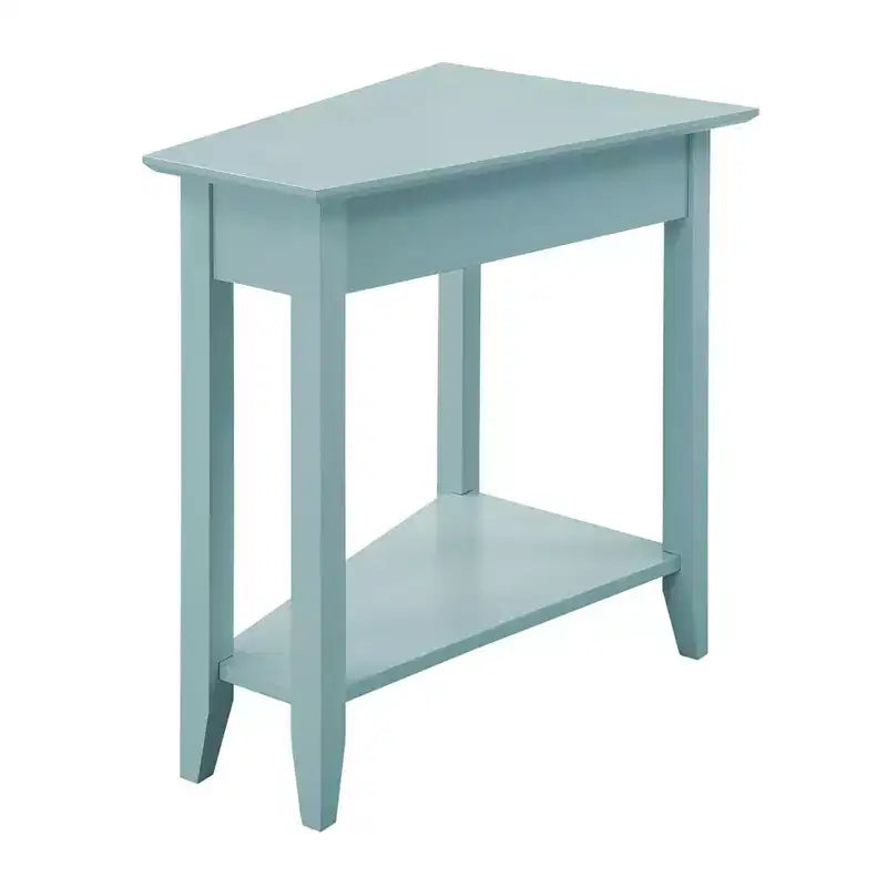 Breighton Home Harper Triangle End Table with Shelf