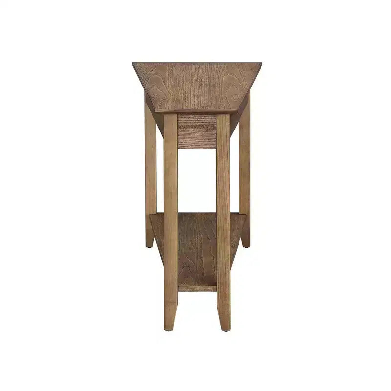 Breighton Home Harper Triangle End Table with Shelf