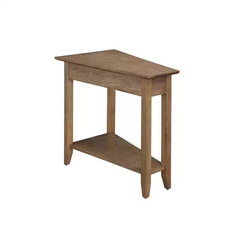 Breighton Home Harper Triangle End Table with Shelf