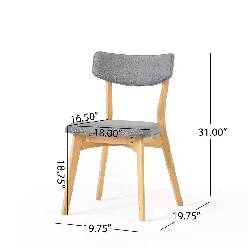 Set of 2 Chazz Mid-Century Dining Chair - Christopher Knight Home