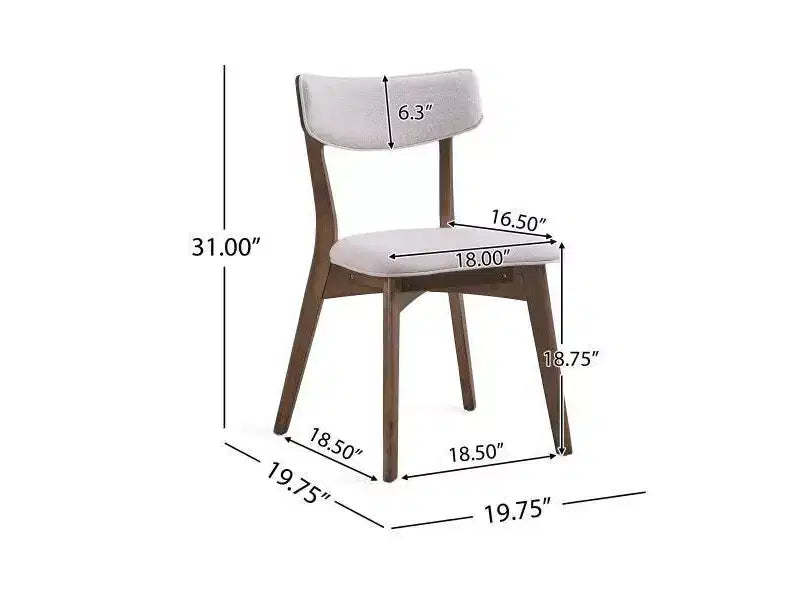Set of 2 Chazz Mid-Century Dining Chair - Christopher Knight Home