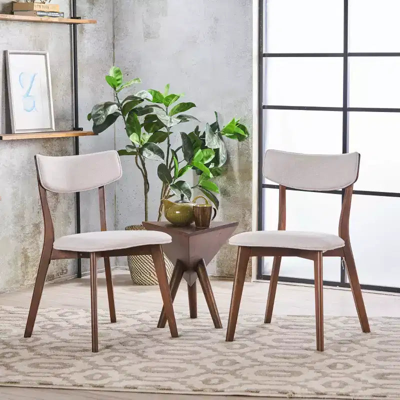 Set of 2 Chazz Mid-Century Dining Chair - Christopher Knight Home