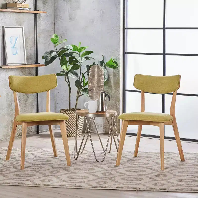 Set of 2 Chazz Mid-Century Dining Chair - Christopher Knight Home