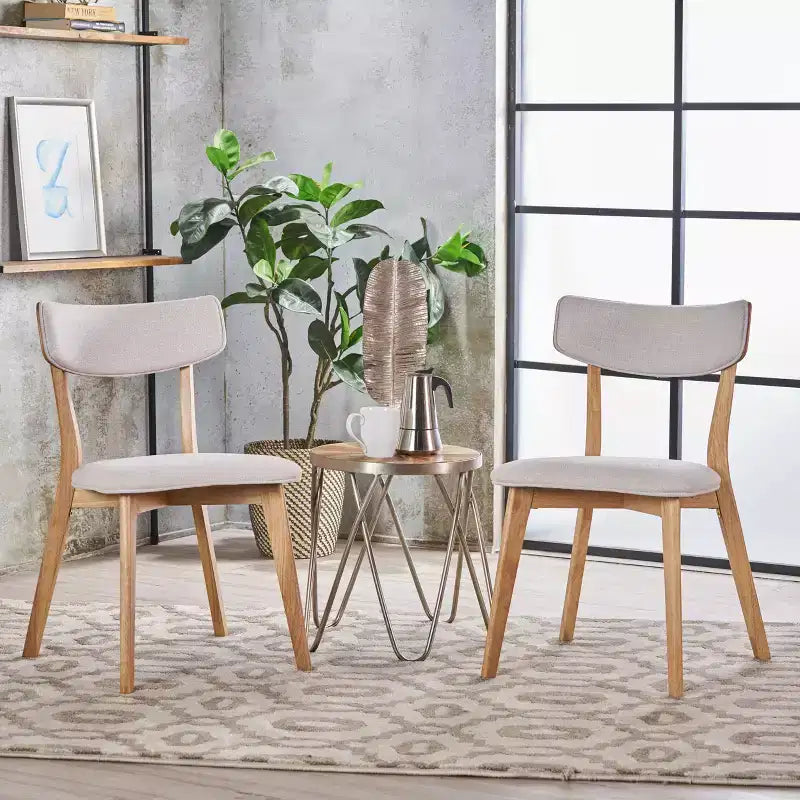 Set of 2 Chazz Mid-Century Dining Chair - Christopher Knight Home