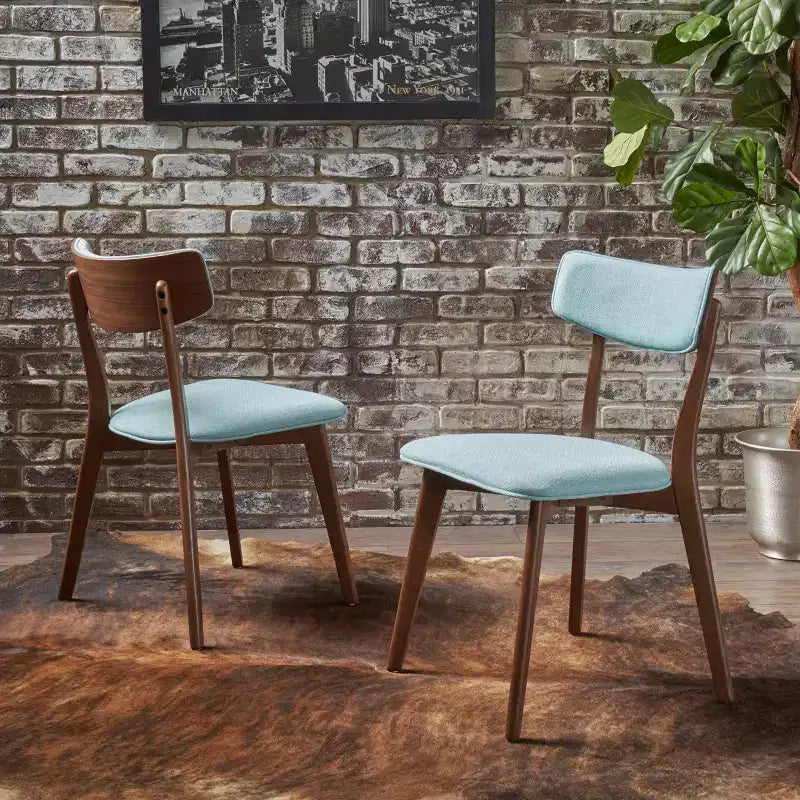 Set of 2 Chazz Mid-Century Dining Chair - Christopher Knight Home