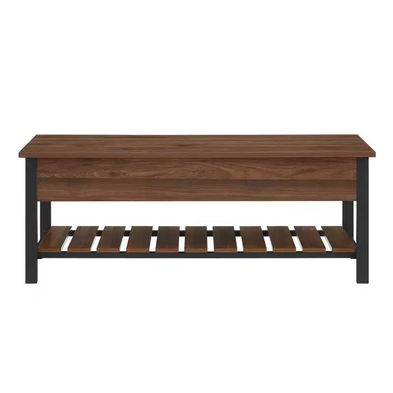 48 Open Top Storage Bench with Shoe Shelf - Saracina Home