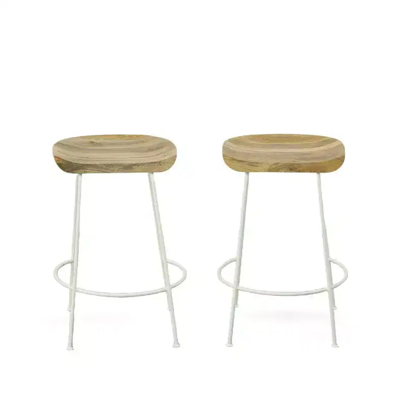 Carolina Living Set of 2 24.5 Bryson Counter Height Barstool