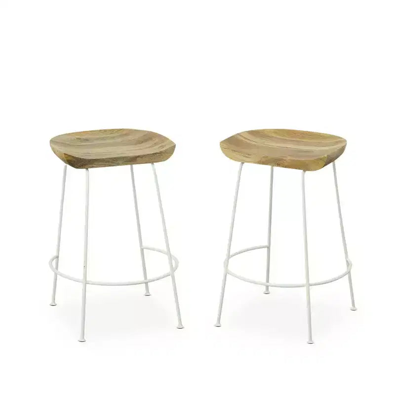 Carolina Living Set of 2 24.5 Bryson Counter Height Barstool
