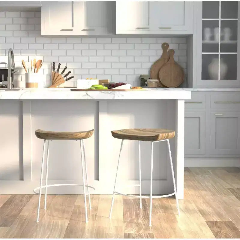 Carolina Living Set of 2 24.5 Bryson Counter Height Barstool