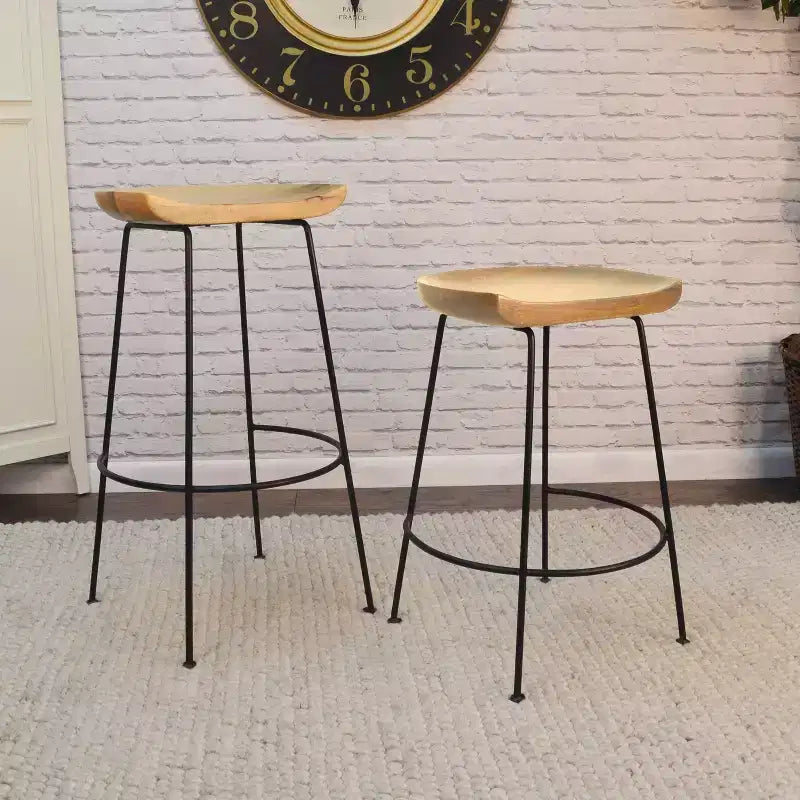 Carolina Living Set of 2 24.5 Bryson Counter Height Barstool