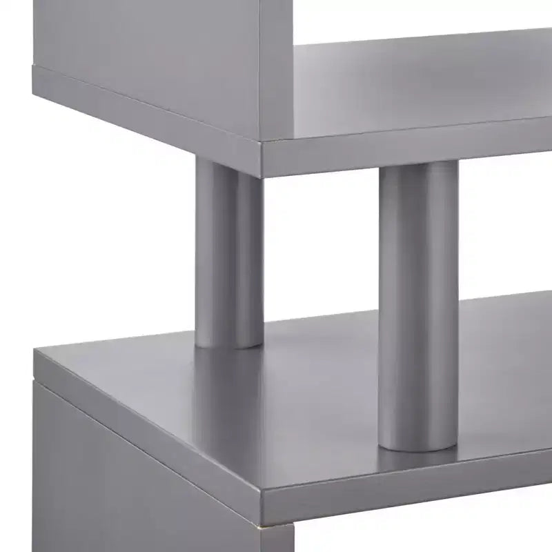 Buylateral Margo Mid Century Modern 3 Open Shelves Bookshelf
