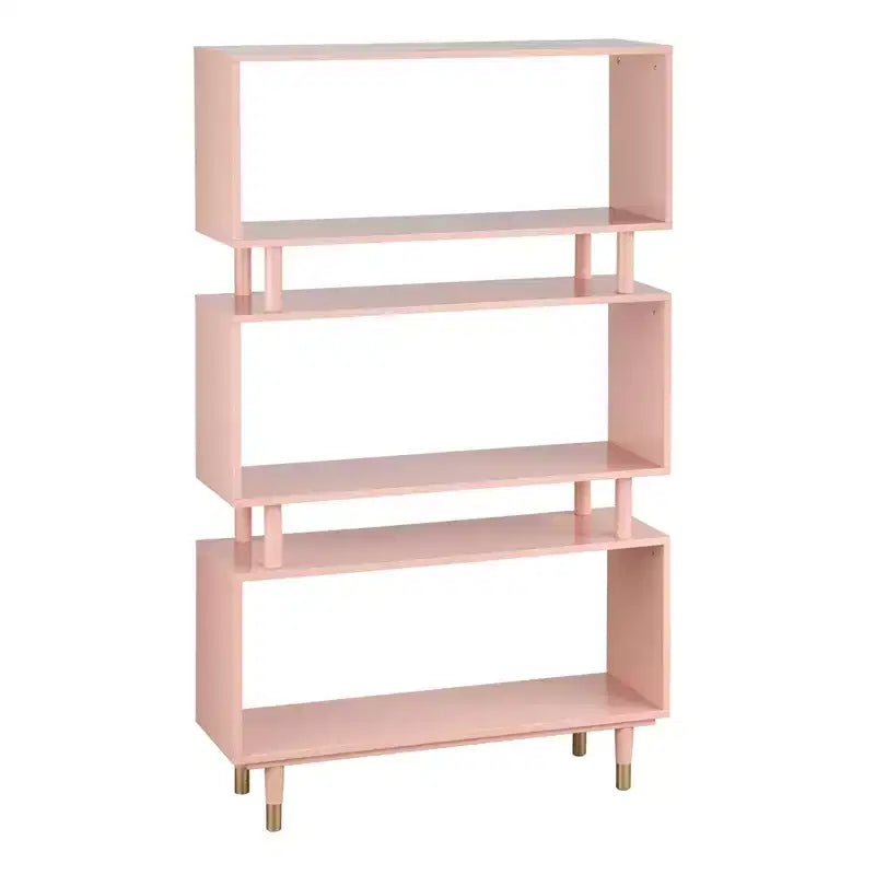 Buylateral Margo Mid Century Modern 3 Open Shelves Bookshelf