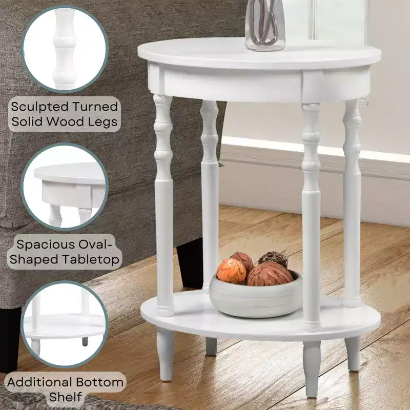 Classic Accents Brandi Oval End Table - Breighton Home