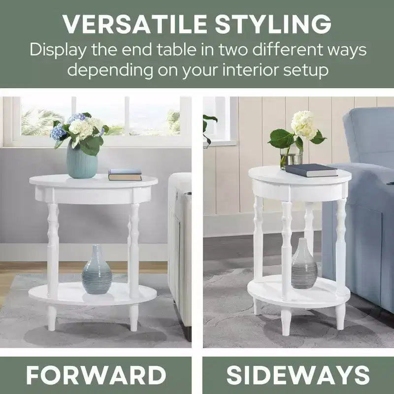 Classic Accents Brandi Oval End Table - Breighton Home