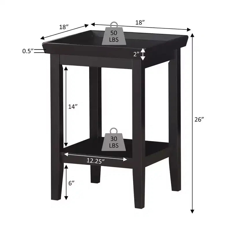 Ledgewood End Table - Breighton Home