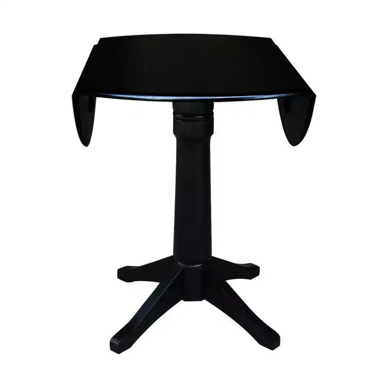 International Concepts Alexandra Round Dual Drop Leaf Pedestal Extendable Dining Table