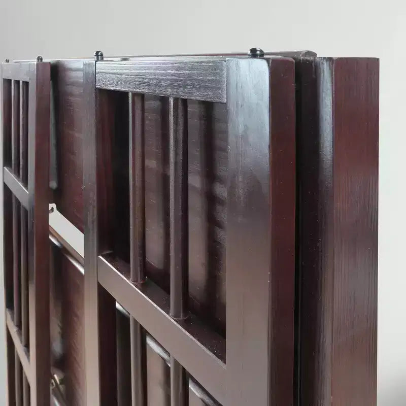 38 Folding 3 Tier Bookshelf Stackable - Flora Home