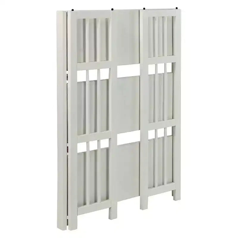 38 Folding 3 Tier Bookshelf Stackable - Flora Home