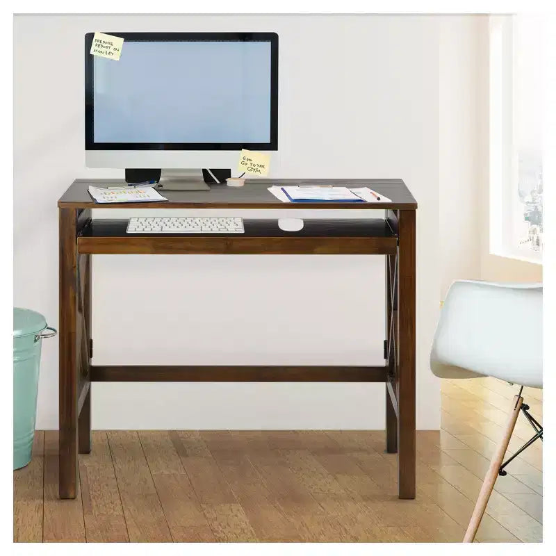 Folding Desk with Pull Out - Flora Home