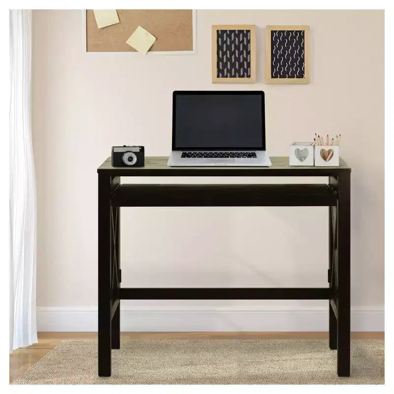 Folding Desk with Pull Out - Flora Home