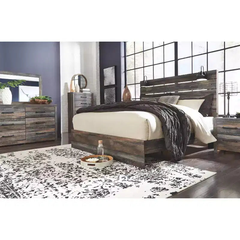 Drystan Panel Headboard Brown - Signature Design by Ashley