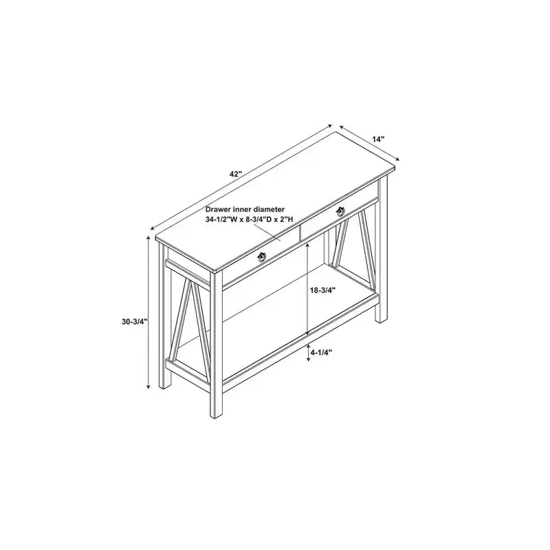 Titian Console Table - Linon