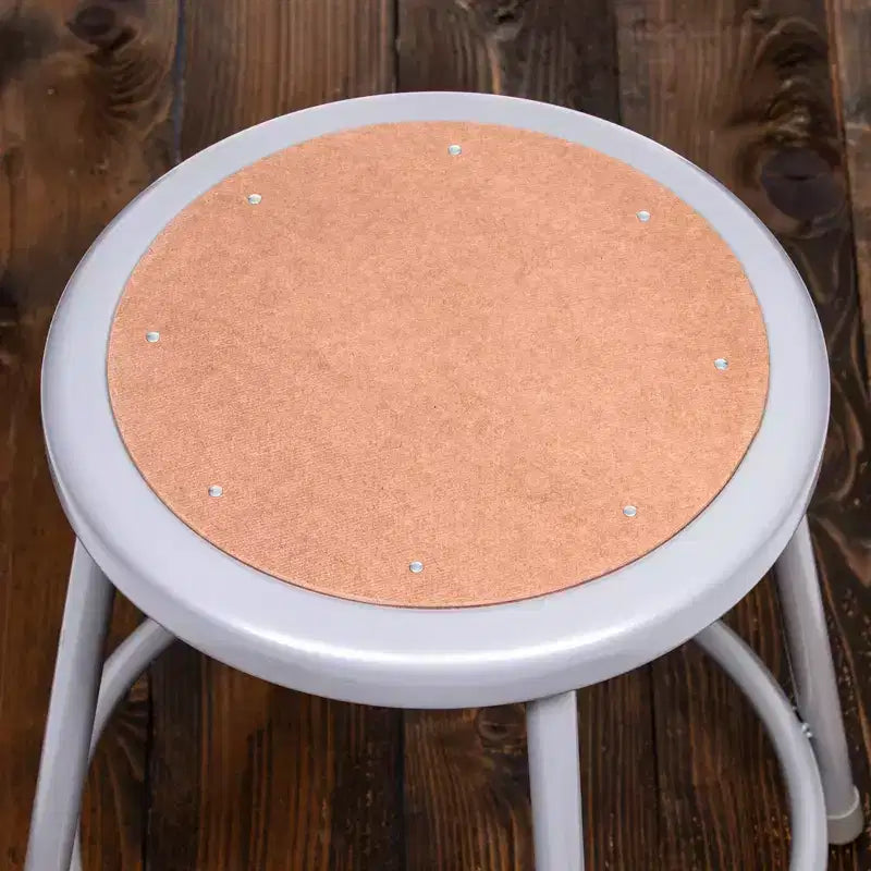 2pk Heavy Duty Steel Barstool Gray - Hampden Furnishings