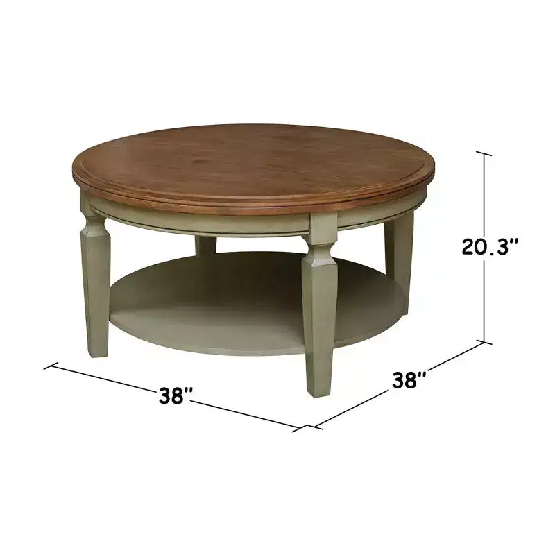 Vista Round Coffee Table - International Concepts