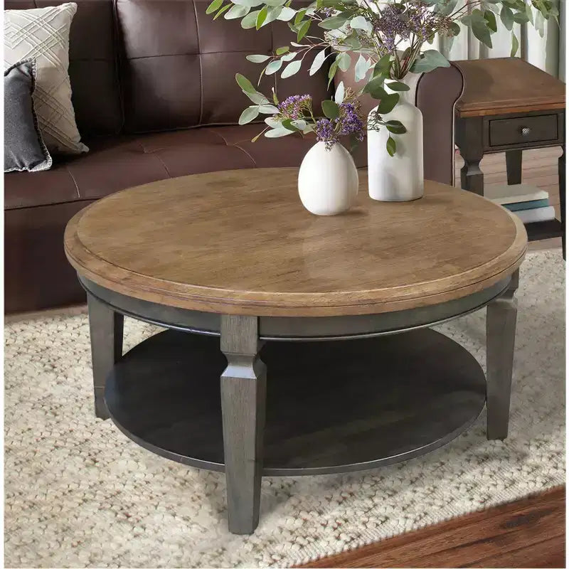 Vista Round Coffee Table - International Concepts