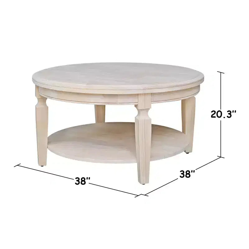 Vista Round Coffee Table - International Concepts
