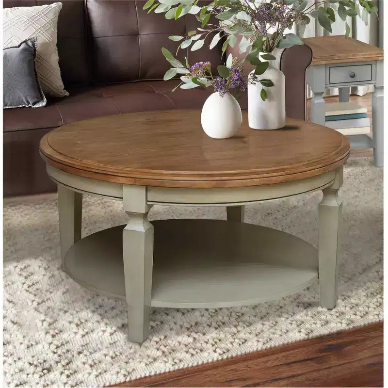Vista Round Coffee Table - International Concepts
