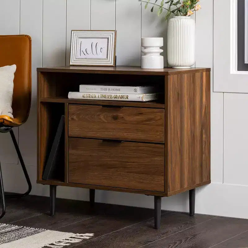 Rockwell Modern Storage Nightstand - Saracina Home