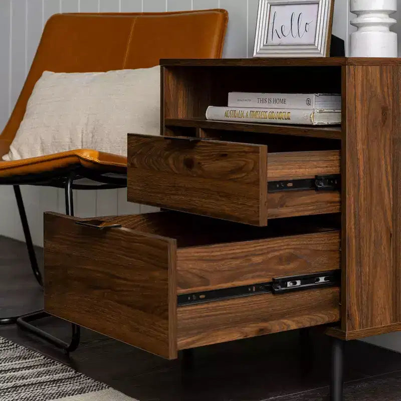 Rockwell Modern Storage Nightstand - Saracina Home