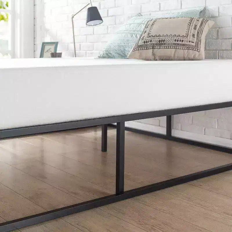 14 Joseph Platform Bed Frame Black - Zinus