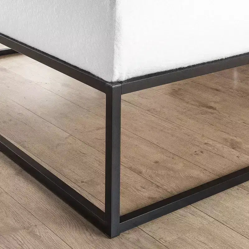 14 Joseph Platform Bed Frame Black - Zinus