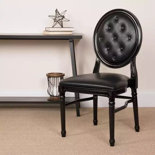 Flash Furniture HERCULES Series 900 lb. Capacity King Louis Dining Side Chair