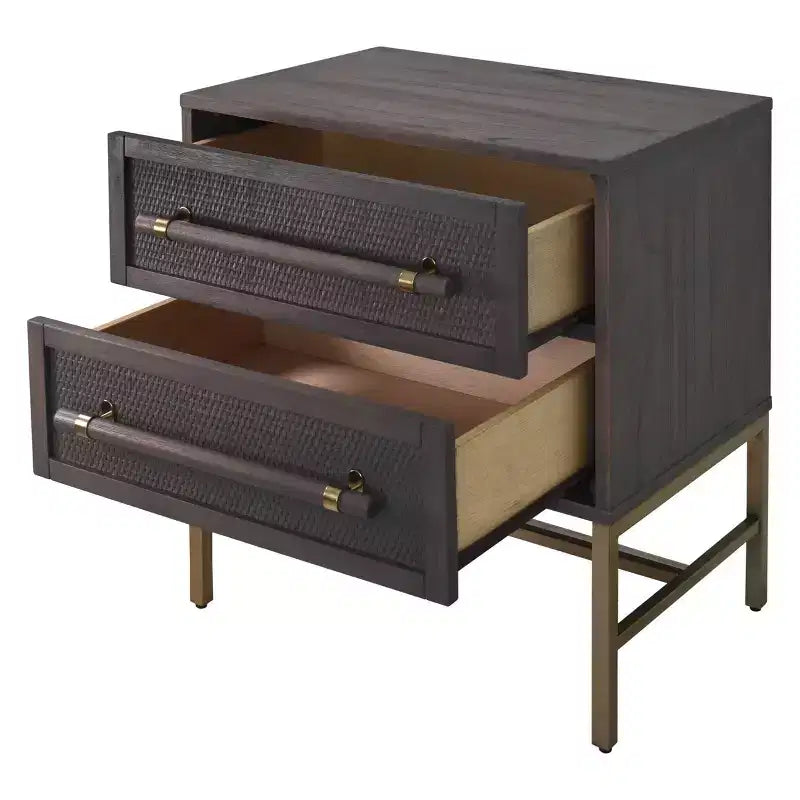 Sophia 2 Drawer Nightstand - Hopper Studio