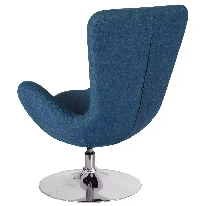 Flash Furniture Egg Series Side Reception Chair with Bowed Seat