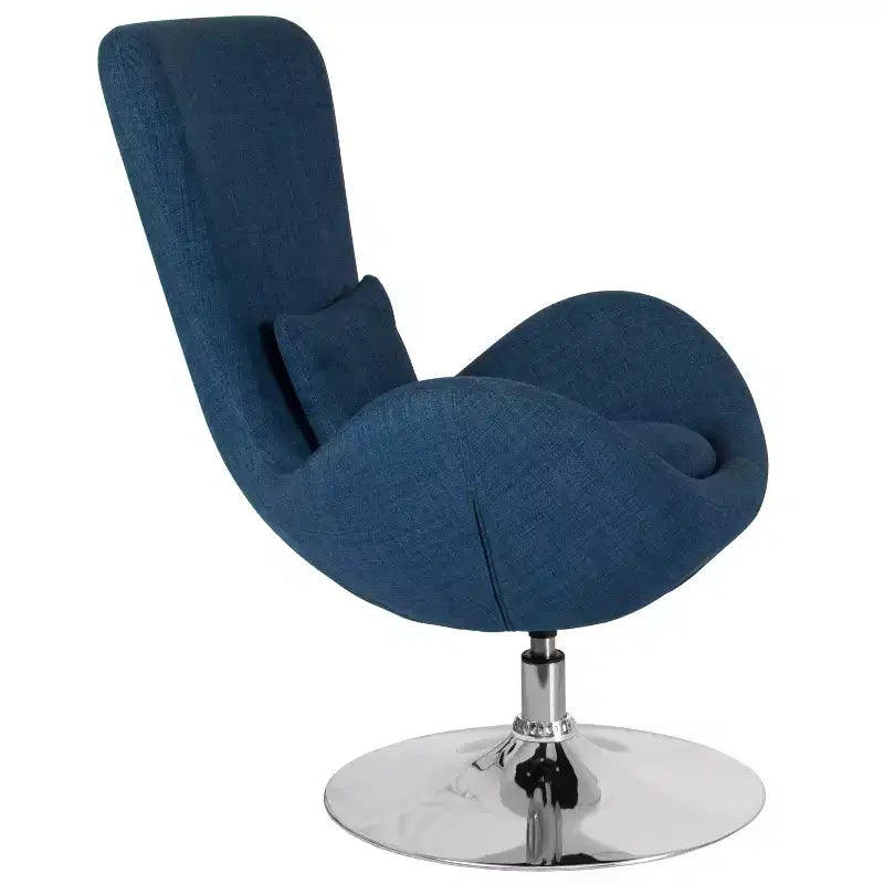 Flash Furniture Egg Series Side Reception Chair with Bowed Seat