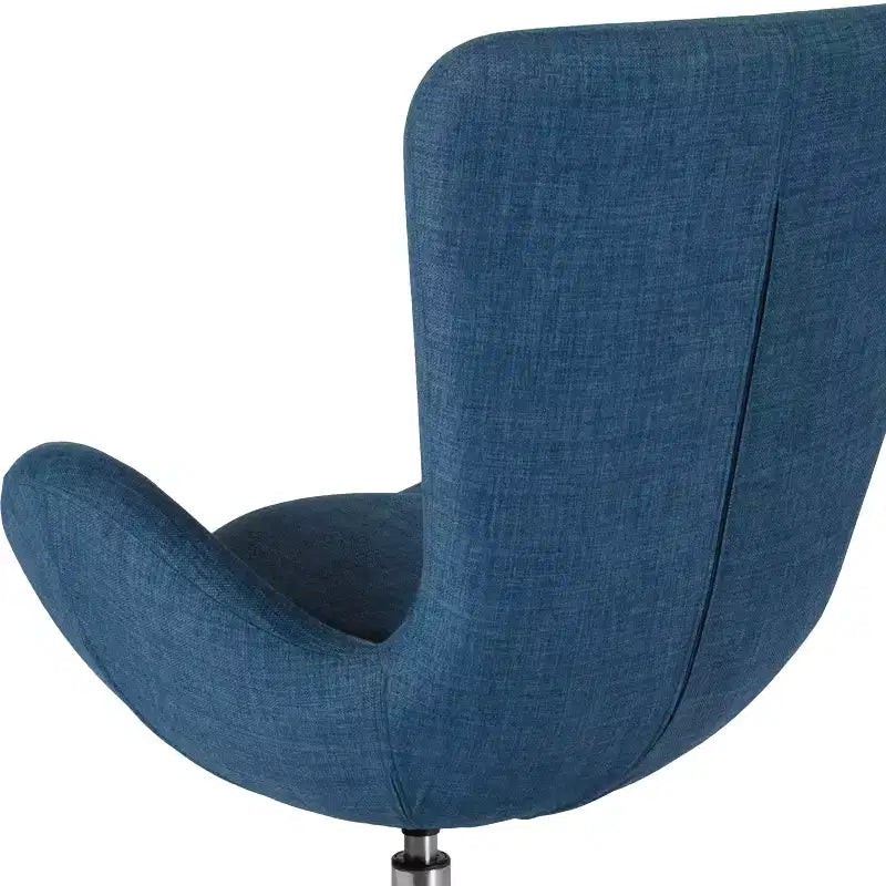 Flash Furniture Egg Series Side Reception Chair with Bowed Seat