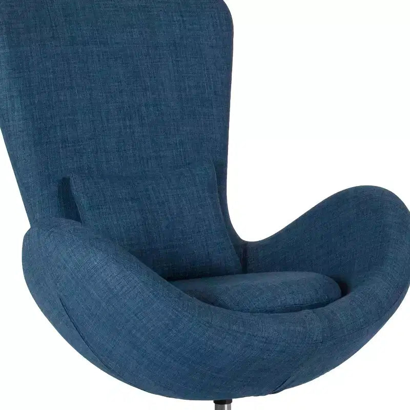 Flash Furniture Egg Series Side Reception Chair with Bowed Seat