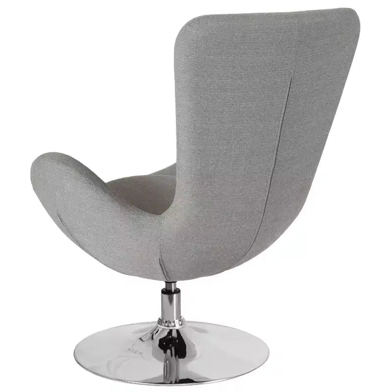 Flash Furniture Egg Series Side Reception Chair with Bowed Seat