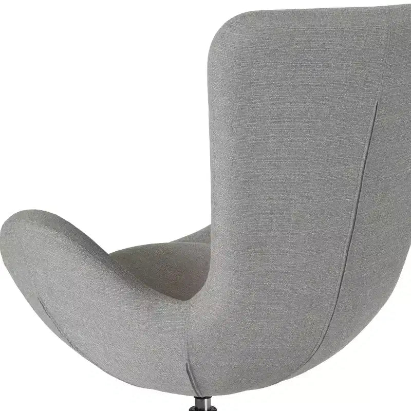 Flash Furniture Egg Series Side Reception Chair with Bowed Seat